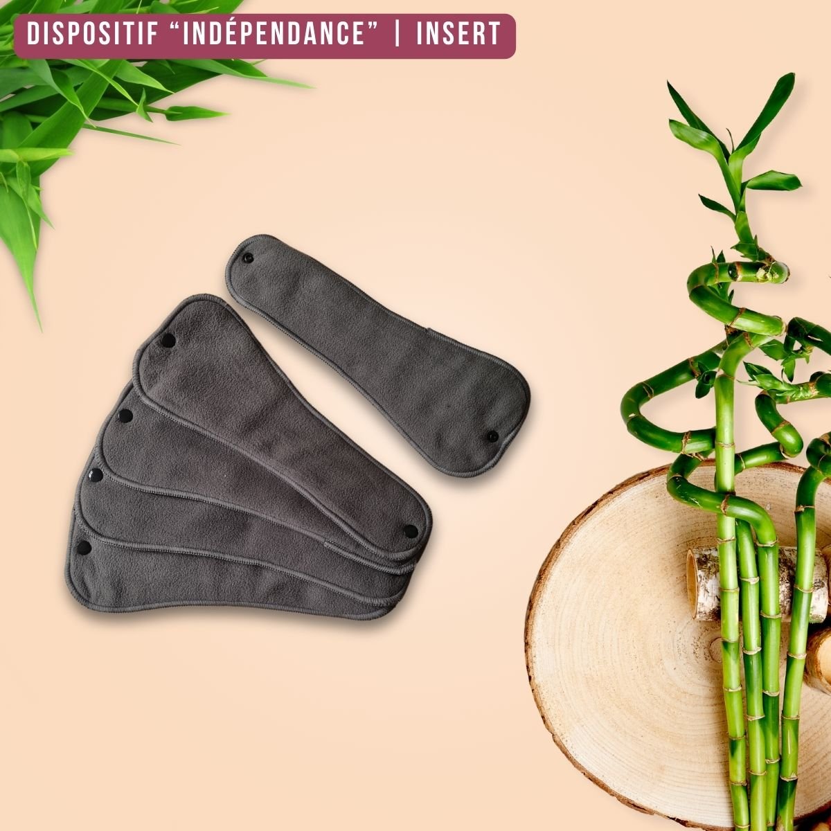 Incontinence urinaire et flux ultra hémorragiques, pack "Indépendance", protections hygiéniques lavables