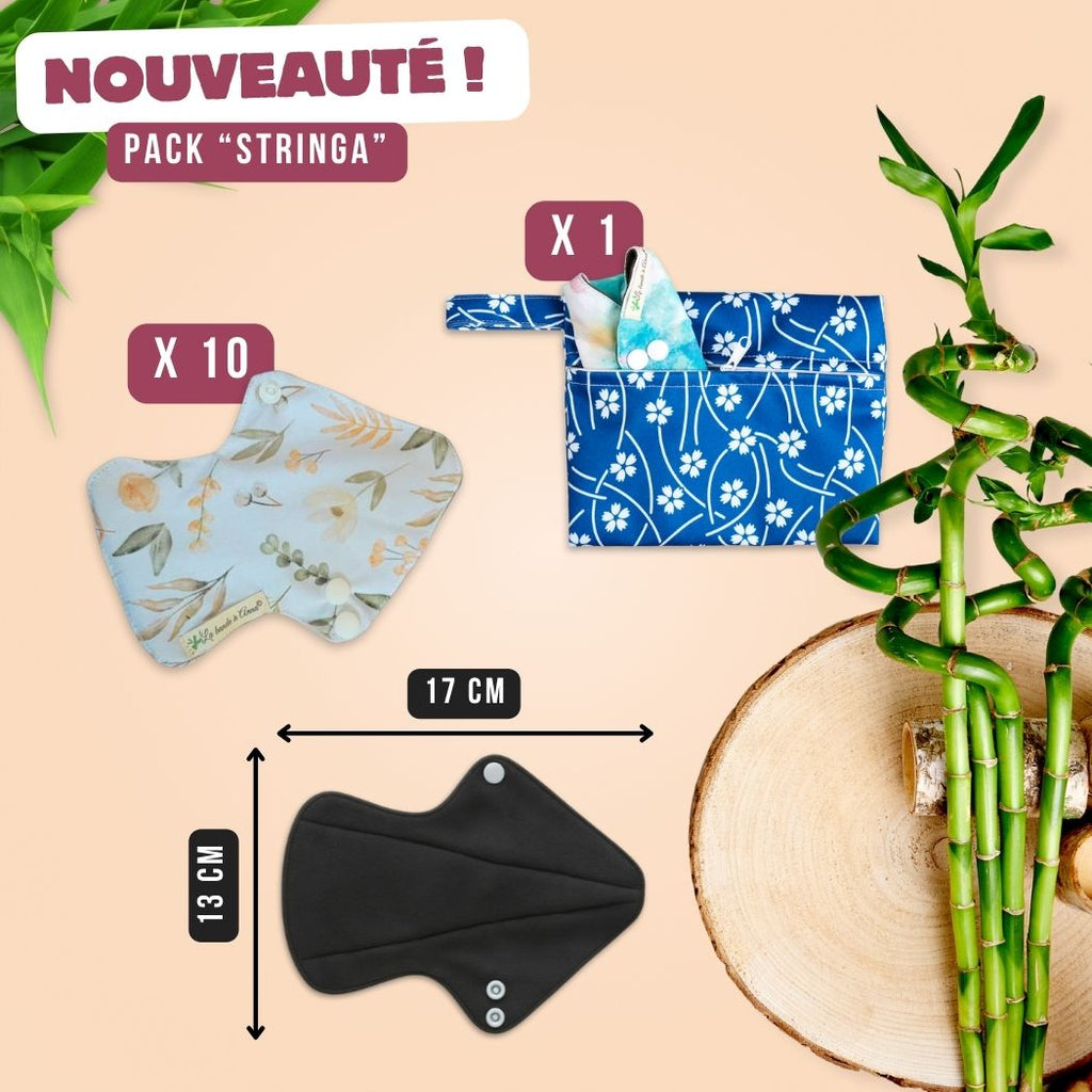STRINGA – Le protège-slip lavable spécial string & tanga